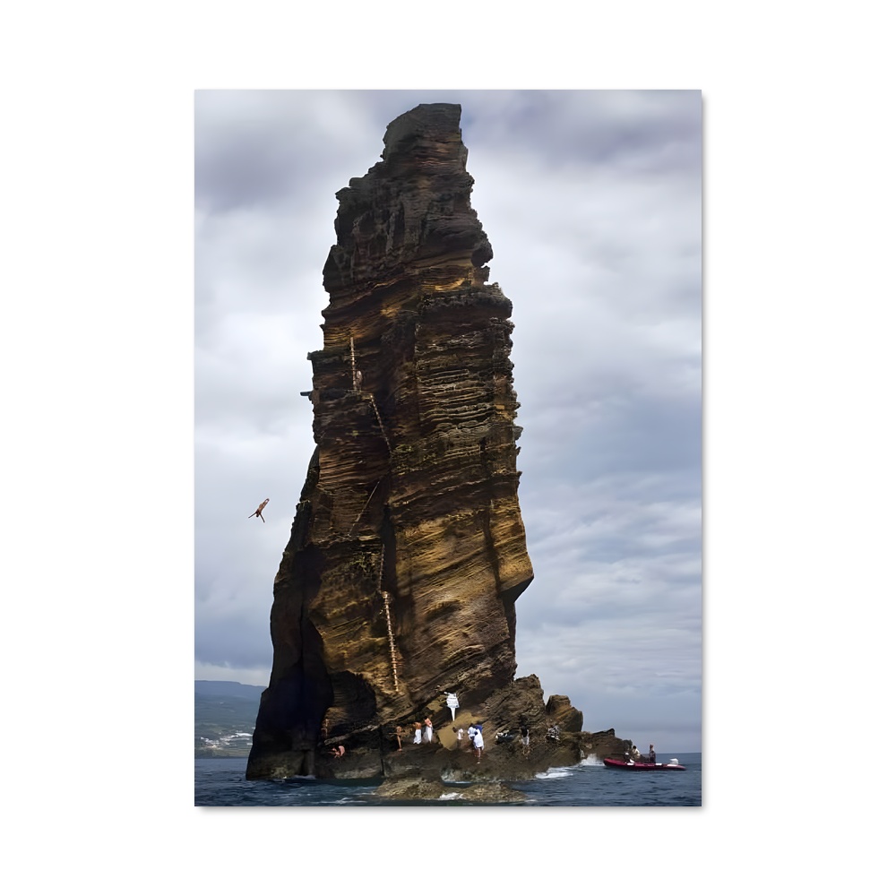 Poster Oasis Nautique – affiche Plongeon de falaise